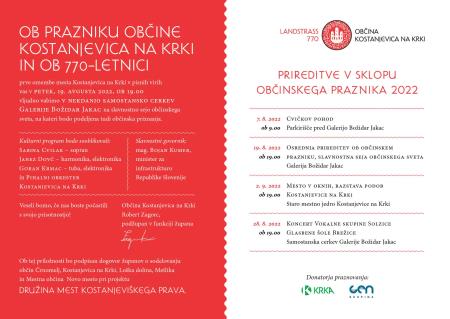 Vabilo Občinski praznik 2022